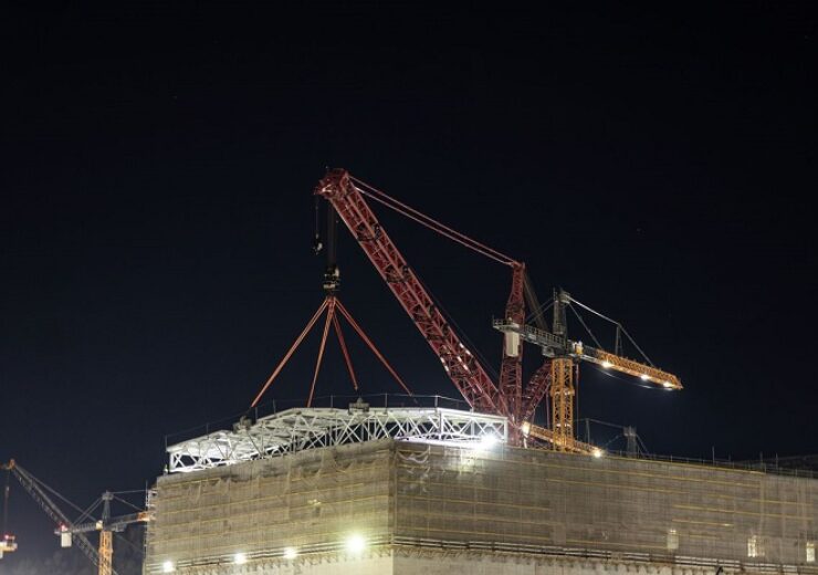 Turbine building roof installation completed at Akkuyu NPP Unit two