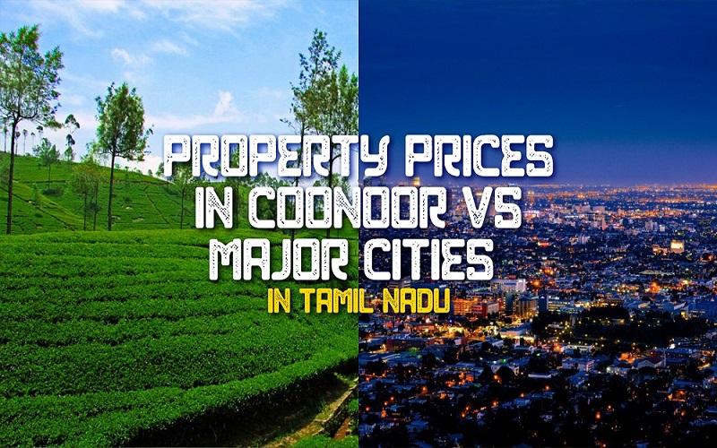 Property Prices in Coonoor Vs Major cities in Tamilnadu Why to invest in real estate in Coonoor