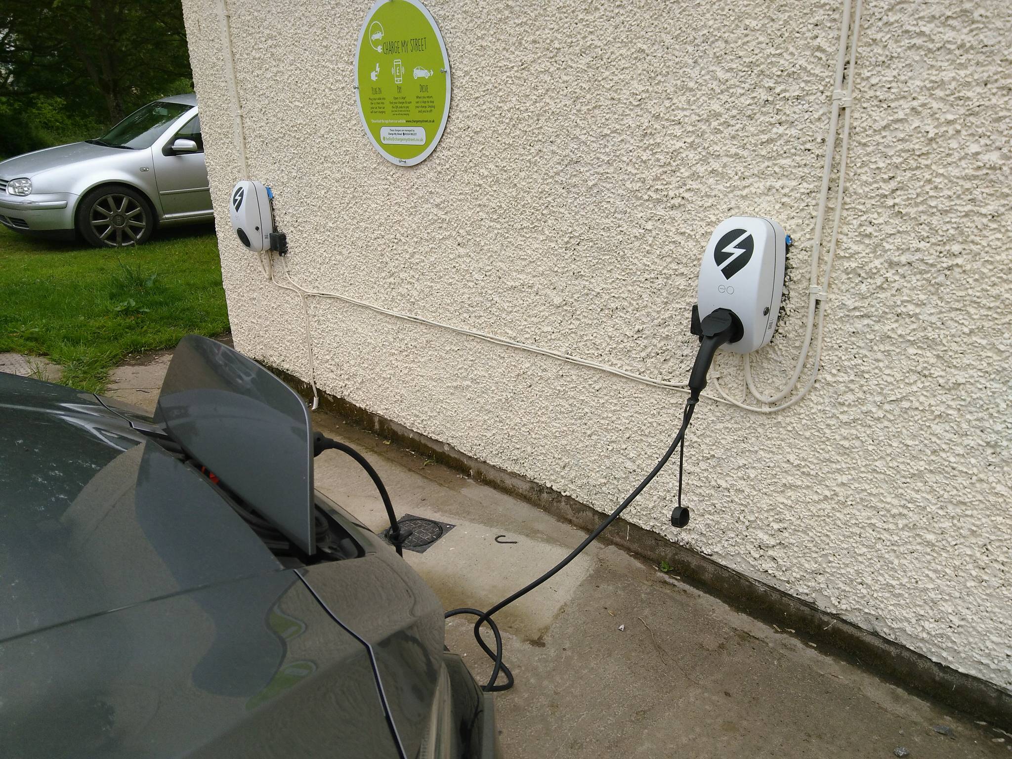 Electric vehicle charging rural