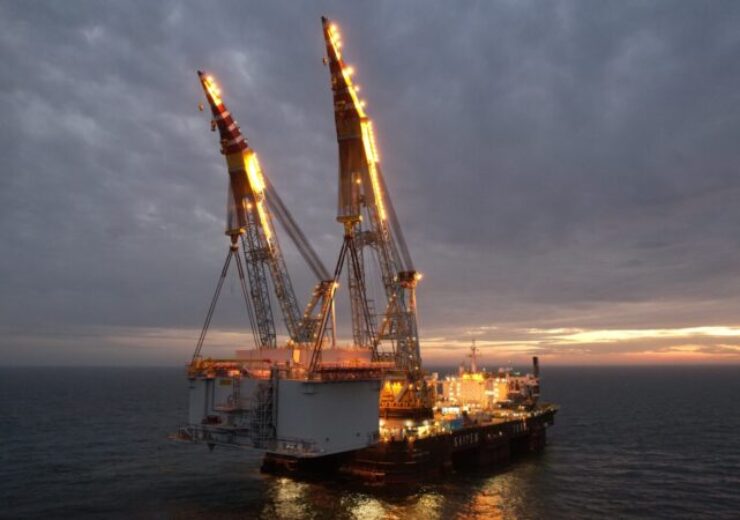 Saipem installs second HVDC platform at Dogger Bank offshore wind farm