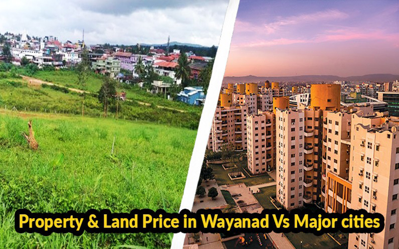 Property & Land Price in Wayanad Vs Major Cities
